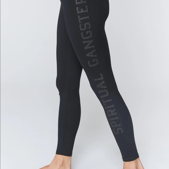 Spiritual Gangster Pants - SPIRITUAL GANGSTER Black Leggings